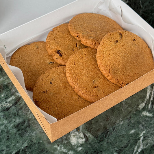 caja cookies de maní x 6