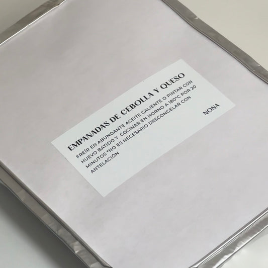 empanadas de cebolla y queso x 6