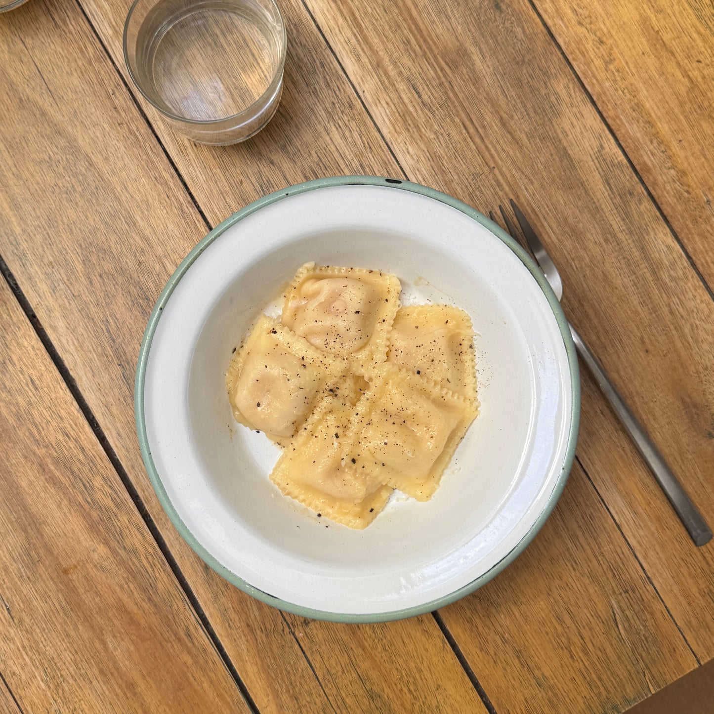 raviolones de jamón y queso x 12