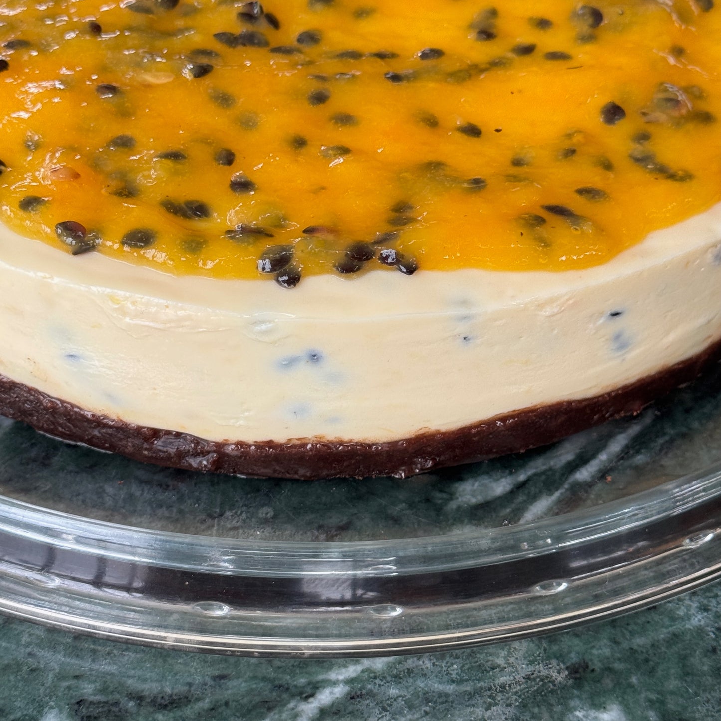 cheesecake de maracuyá