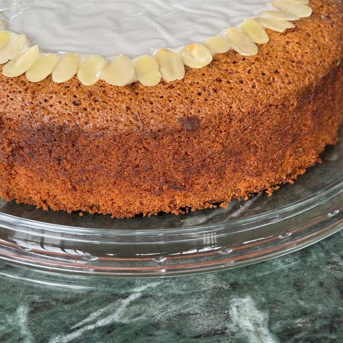 torta de naranja y almendras