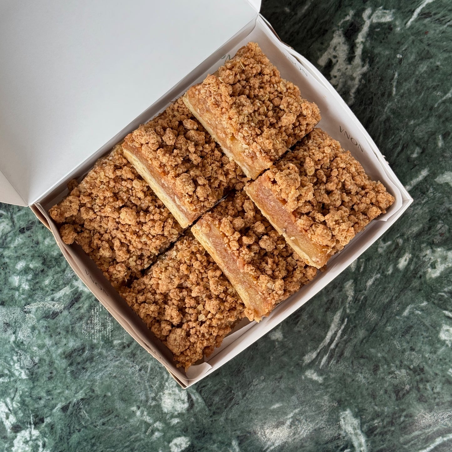 caja tarta de manzana x 6