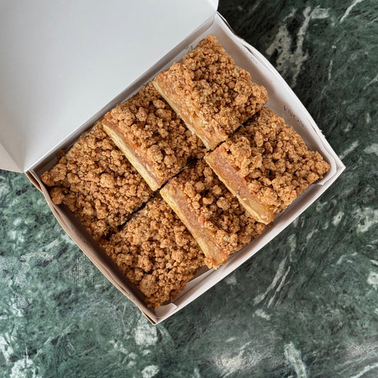 caja tarta de manzana x 6