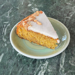 porción torta de naranja